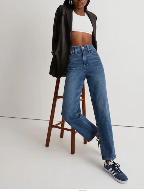 Madewell Pants - Madewell The Perfect Vintage Straight Jeans Sz 26